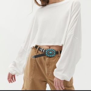 URBAN OUTFITTERS “Out From Under Ella Long Sleeve Cropped Tee”